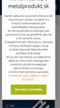Mobile Screenshot of metalprodukt.sk